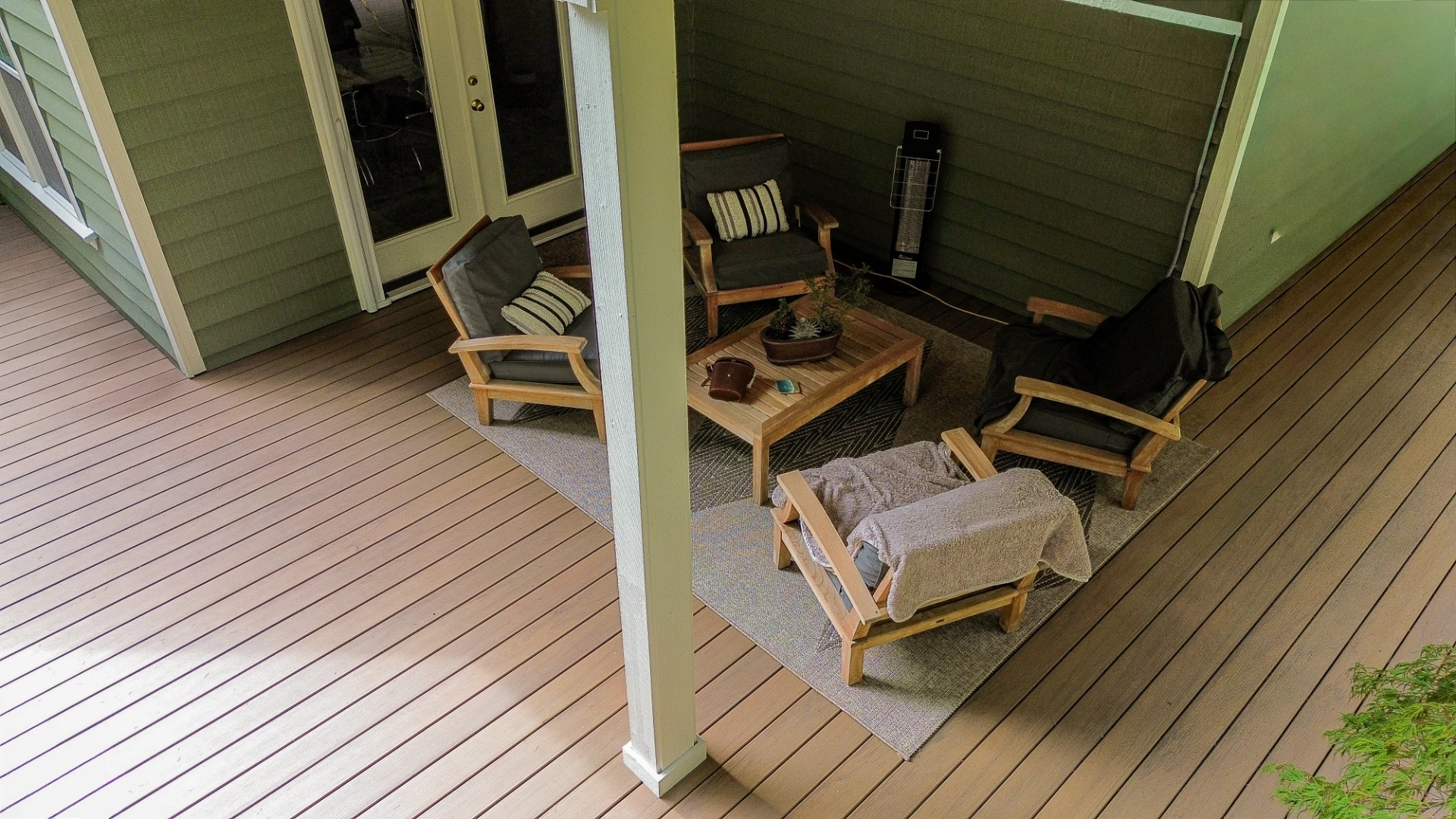 Furniture on the under deck system with residential deck in miami valley oh