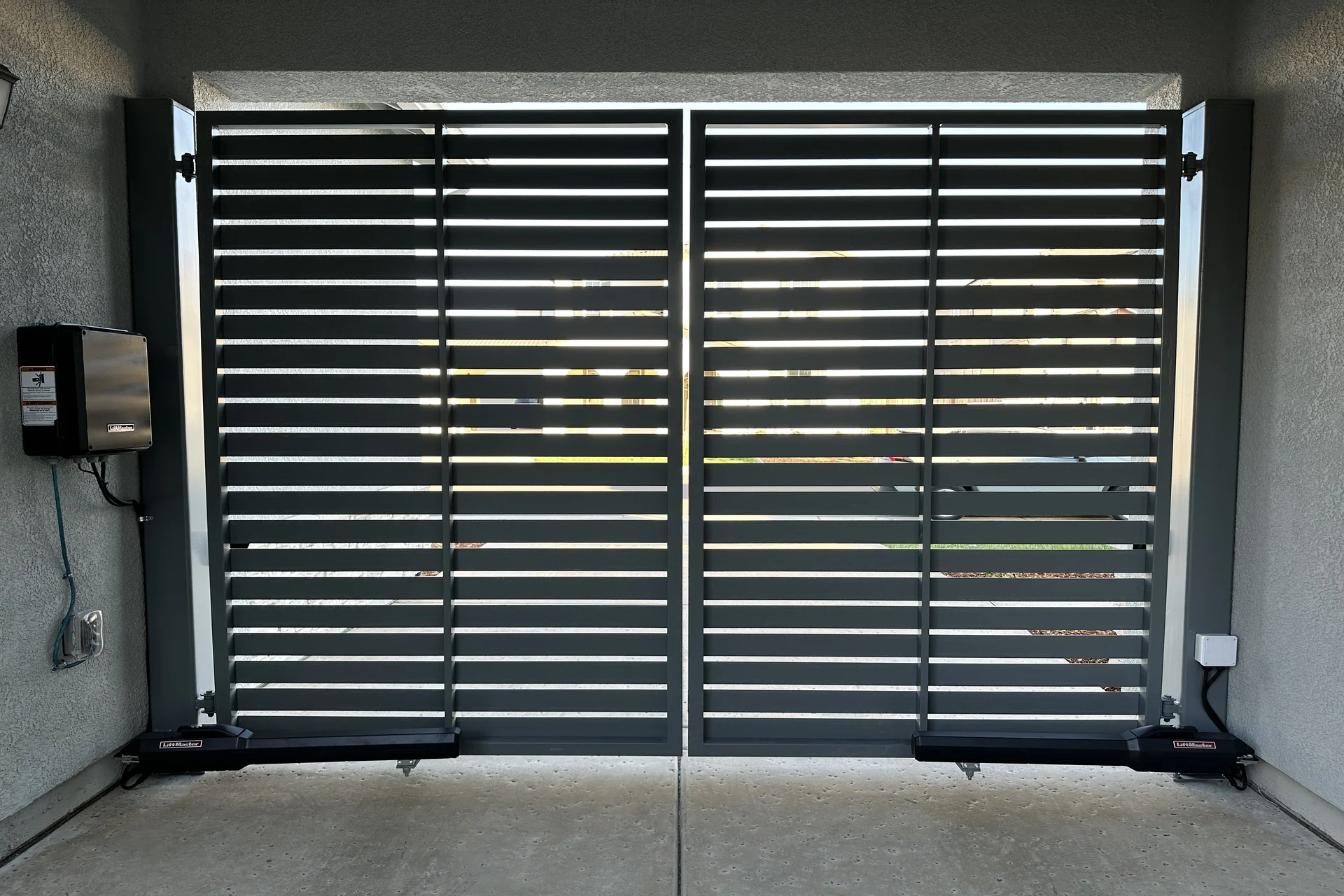 Metal gate inside building in miami valley oh